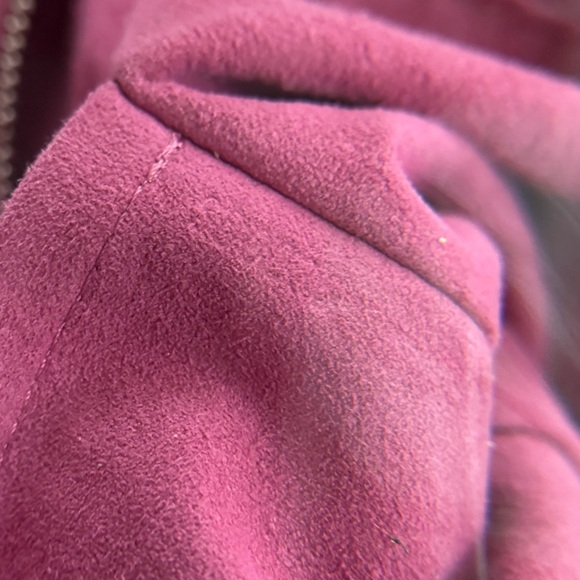 🌈SALE⭐️ Louis Vuitton Monogram Denim Baggy Shoulder Bag in Popular Pink - Picture 11 of 13